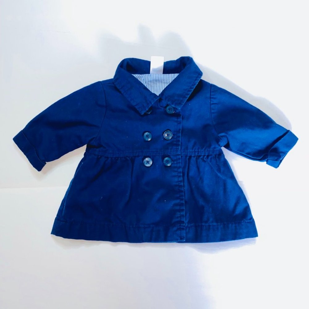 Carter’s Navy/Royal Blue Peacoat Size 3 months